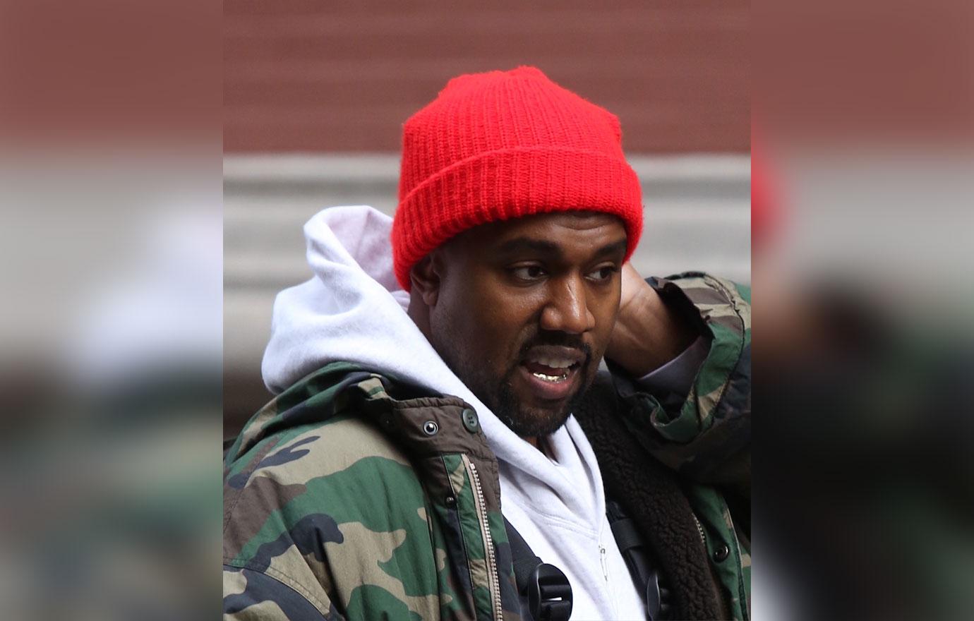 Kanye red beanie