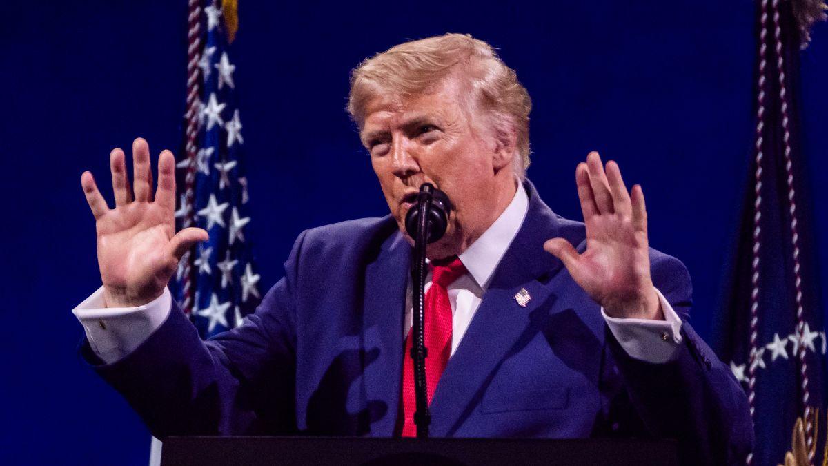 Image of Donald Trump repeatedly shared AI-generated images and videos as experts warned about its impact on public trust.