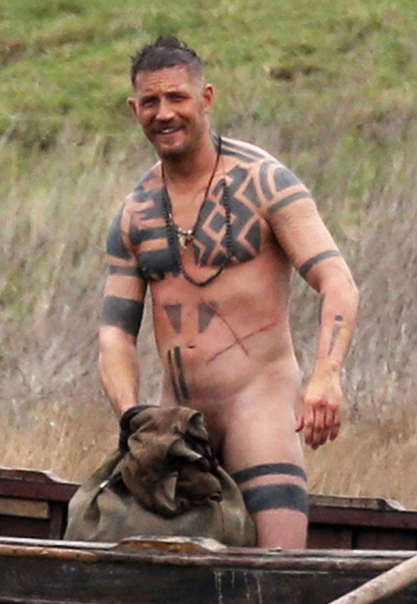 tom hardy naked rude while filming taboo