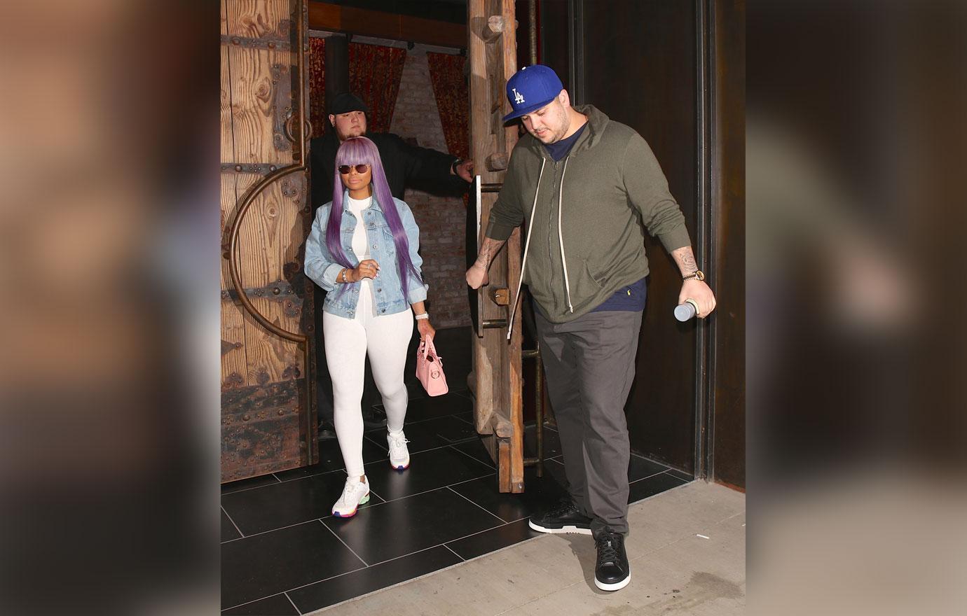 Rob Kardashian and Blac Chyna reunite for dinner at TAO Hollywood