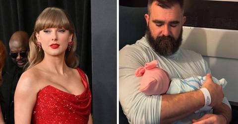 taylor swift meets jason kelce baby