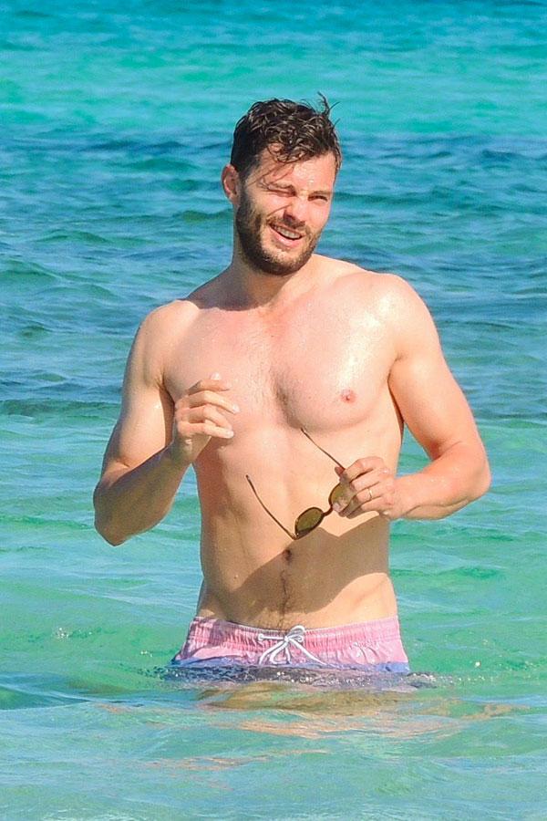 Jamie dorman shirtless beach photos 03