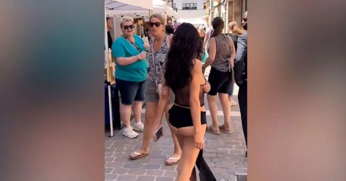 bianca censoris pantsless outfit spain land her hefty fine