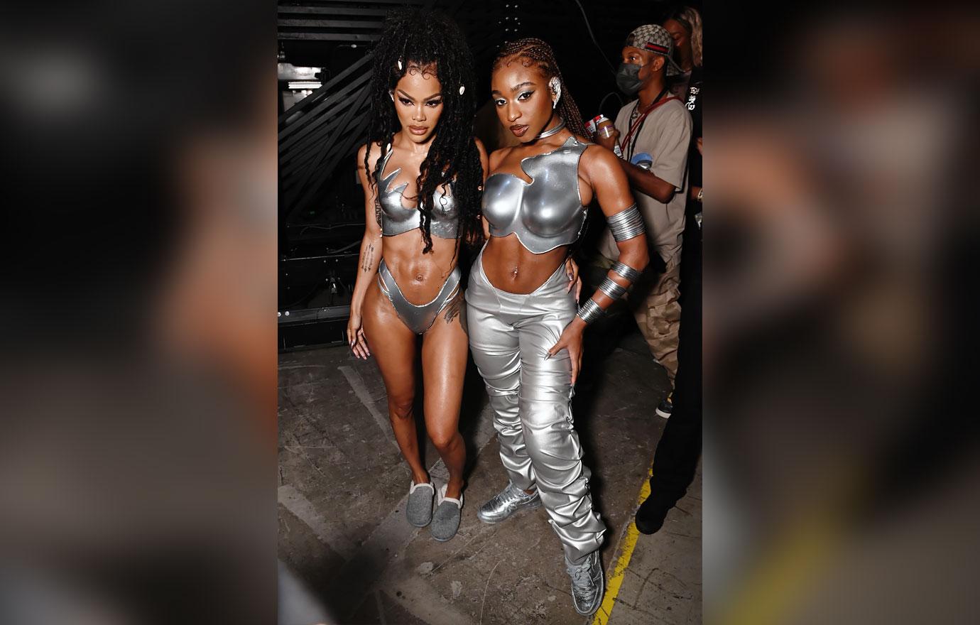 teyana taylor normani mtv vmas  best moments you didnt see