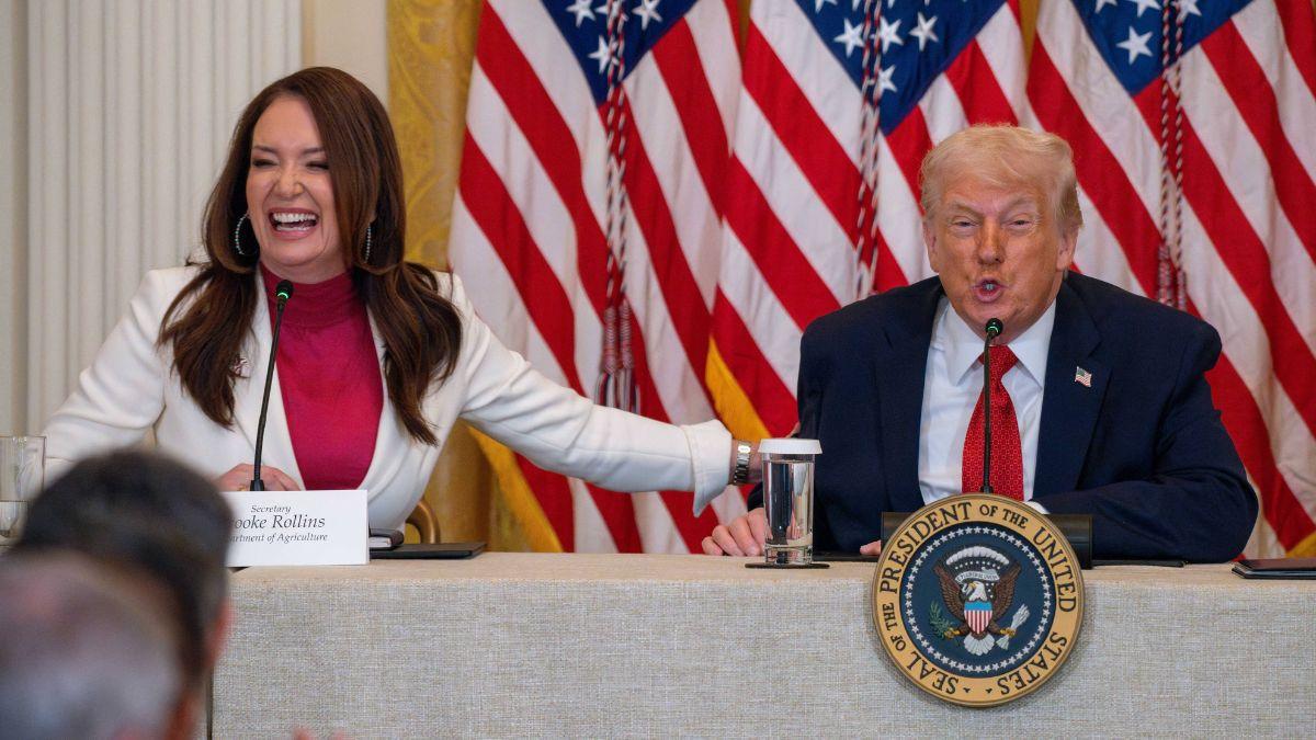 Photo of Brooke Rollins said her meal suggestion would help the 'average American' save money.