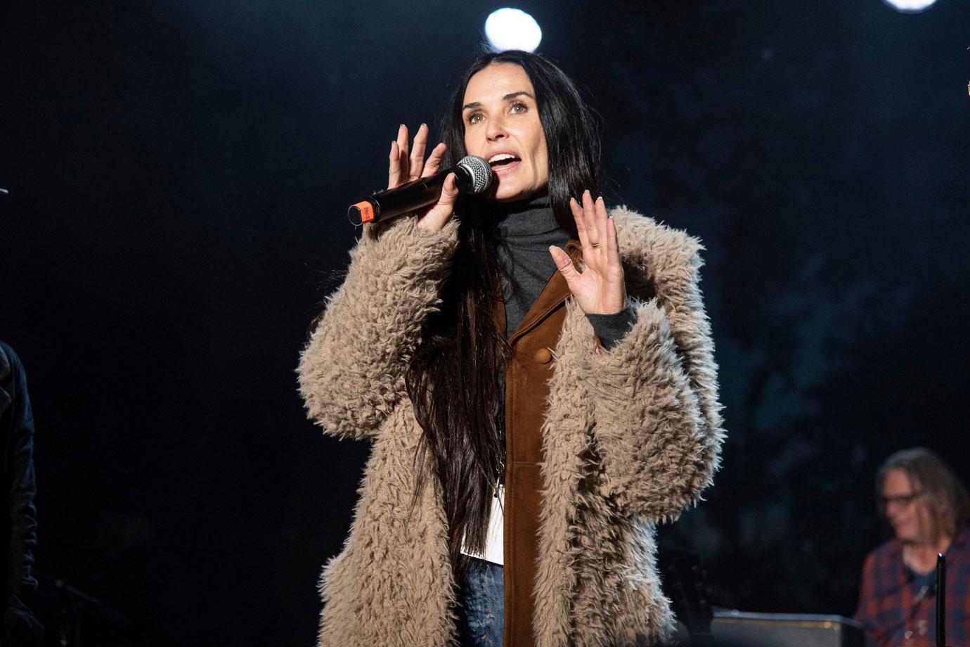 Demi Moore At One Love Malibu Festival at King Gillette Ranch, Los Angeles, USA - 02 Dec 2018