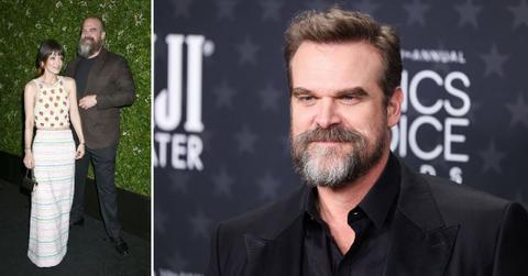 Composite photos of Lily Allen and David Harbour