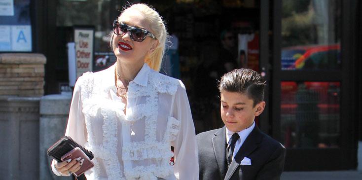 Gwen Stefani Son Kingston Grocery Store Photos Long