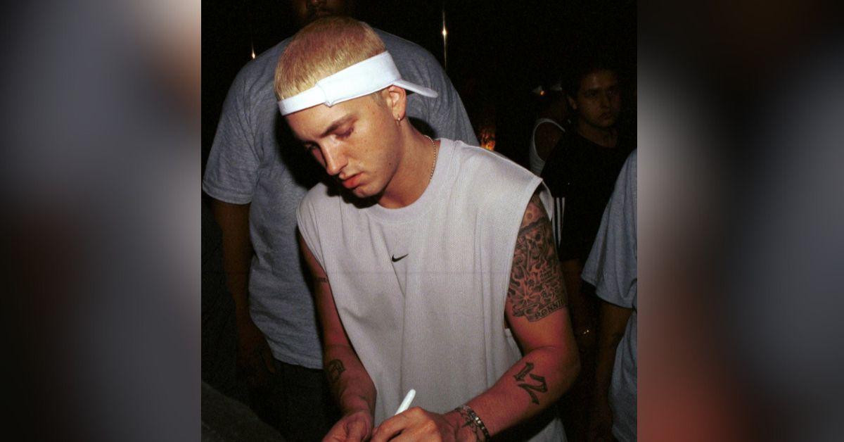 photo of Eminem became sober in April 2008
