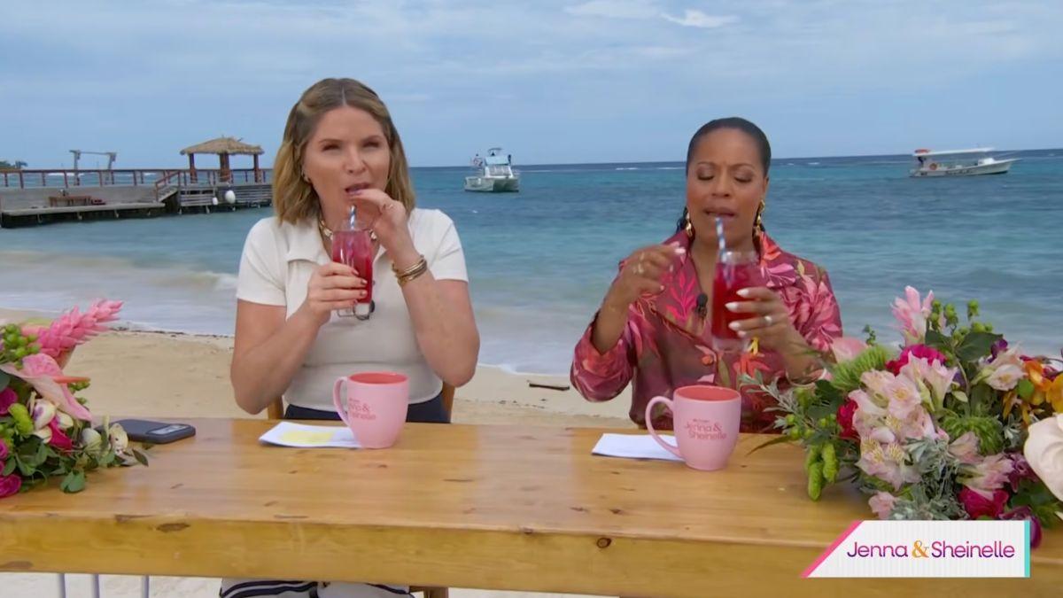 Image of 'Today' brought a sweepstakes winner to Jamaica along with Jenna Bush Hager and Sheinelle Jones.