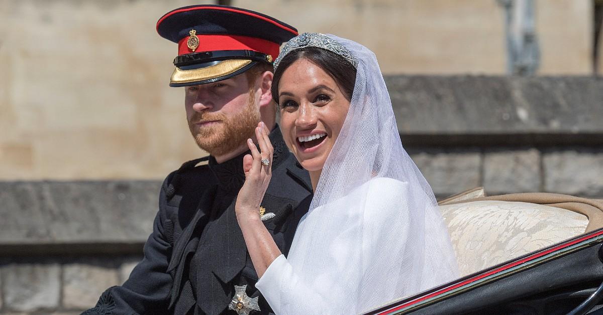 image of Meghan Markle's dress was Givenchy.
