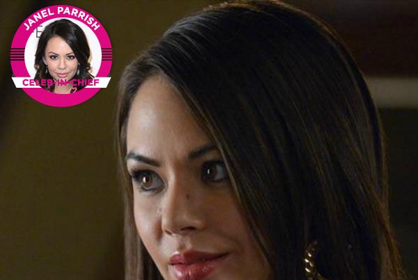 Celeb In Chief Janel Parrish Reveals Her All Time Fave Pll Scene