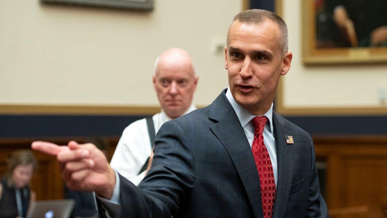 Image of Corey Lewandowski resurfaced as an adviser during Donald Trump’s 2024 presidential campaign and later took an unpaid special government employee position.