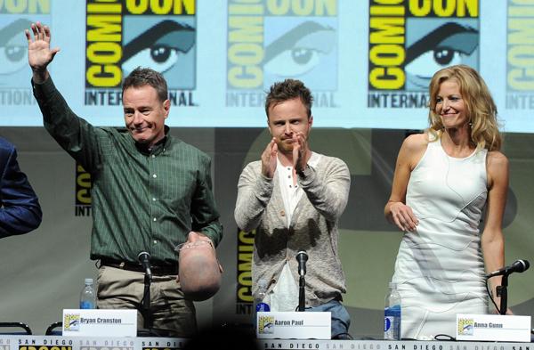 Bryan Cranston Aaron Paul Anna Gunn