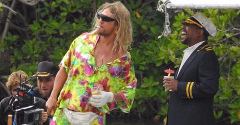 *EXCLUSIVE* Matthew McConaughey and Martin Lawrence film scenes together on a boat
