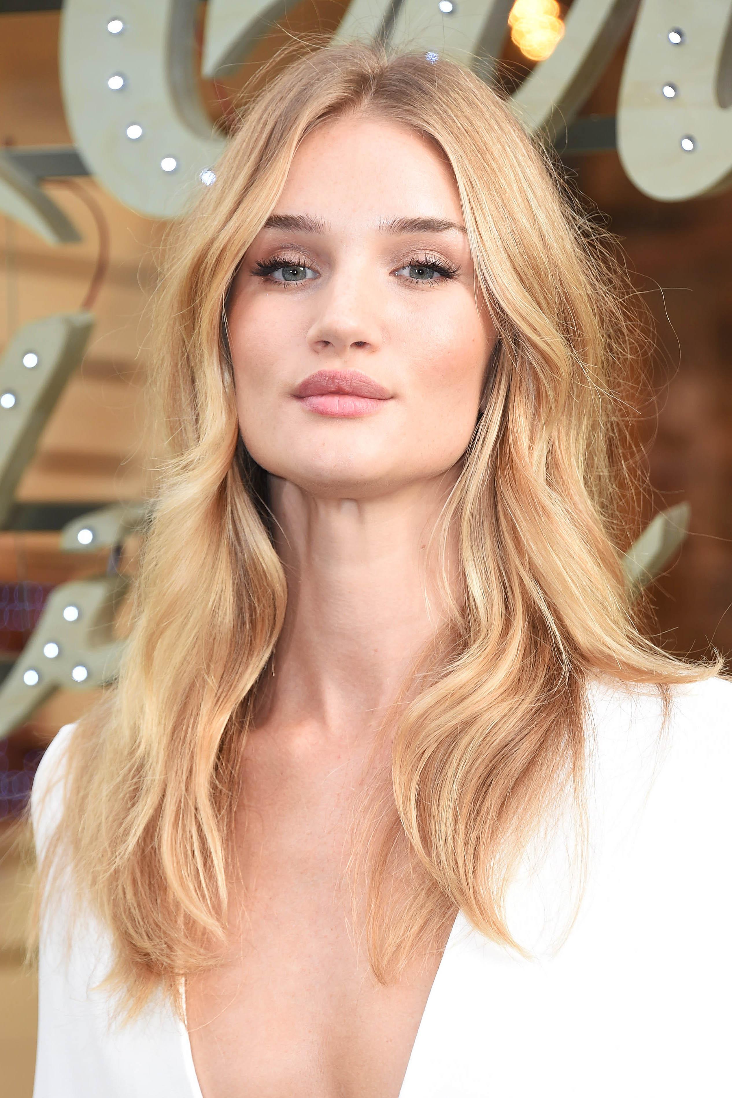 Rosie Huntington Whiteley attends the Coca Cola Launch Photocall