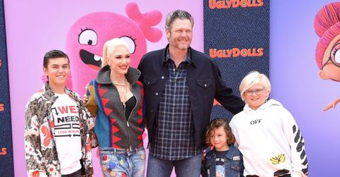 blake shelton spend time gwen stefani kids