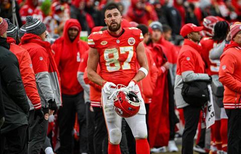 travis kelce football chiefs mega