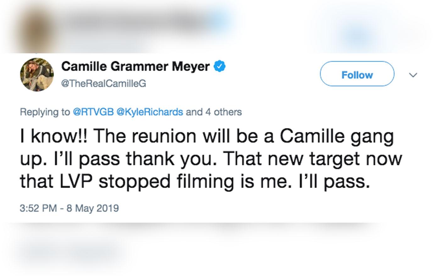 Camille-Grammer-Skipping-RHOBH-Reunion