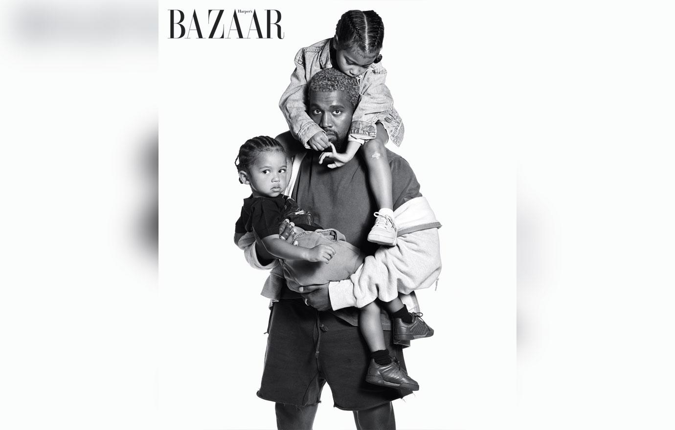 Kanye west kids north saint harpers bazaar pic 03