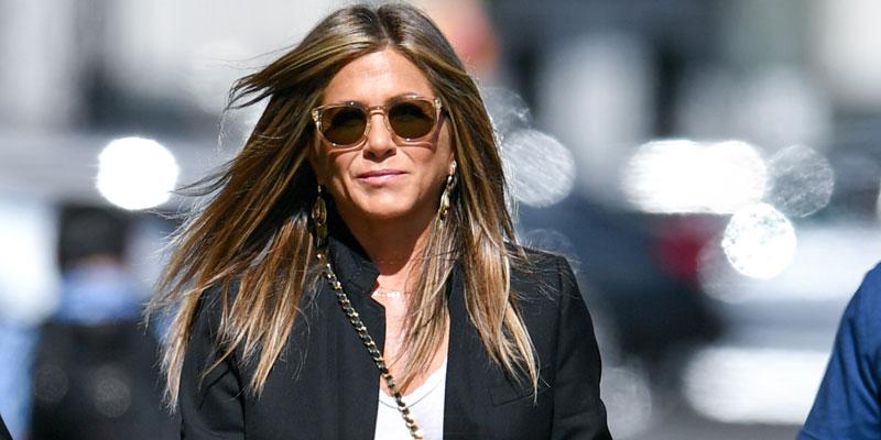 Jennifer Aniston Spotted Promoting Film 'Murder Mystery': Photos