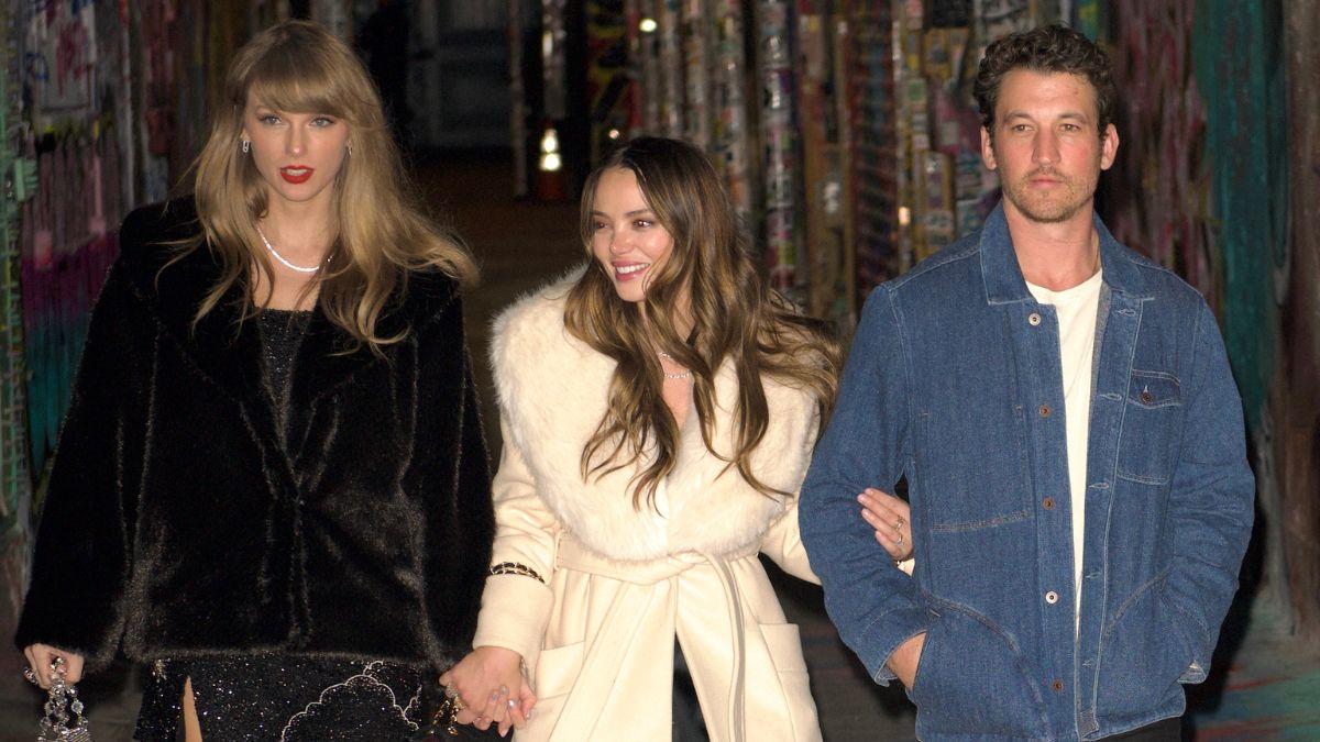 Image of Miles Teller and Keleigh Teller appeared together in Taylor Swift’s 2021 'I Bet You Think About Me' (Taylor's Version) music video.