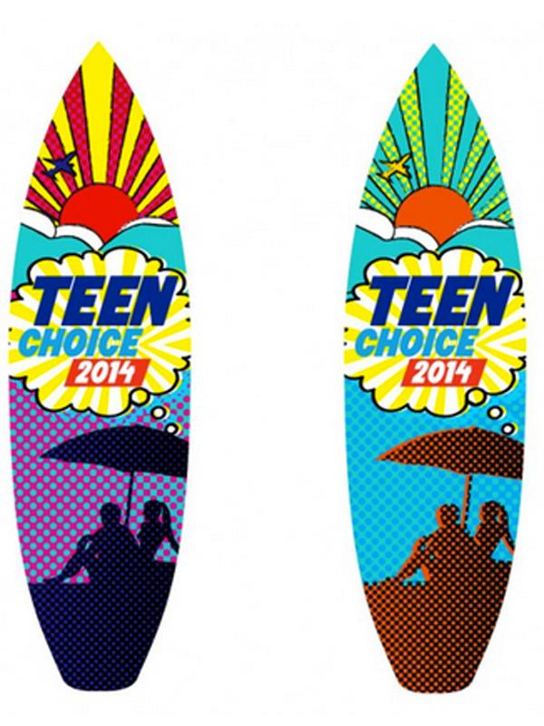 Teen choice awards 2014 surfboard