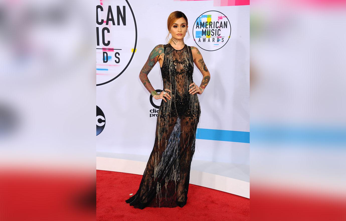 Kehlani Arriving At The 2017 American Music Awards - Red Carpet