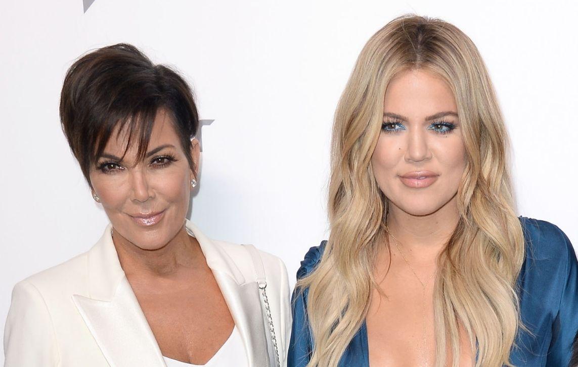 khloe kardashian leaning kris jenner tristan thompson paternity scandal