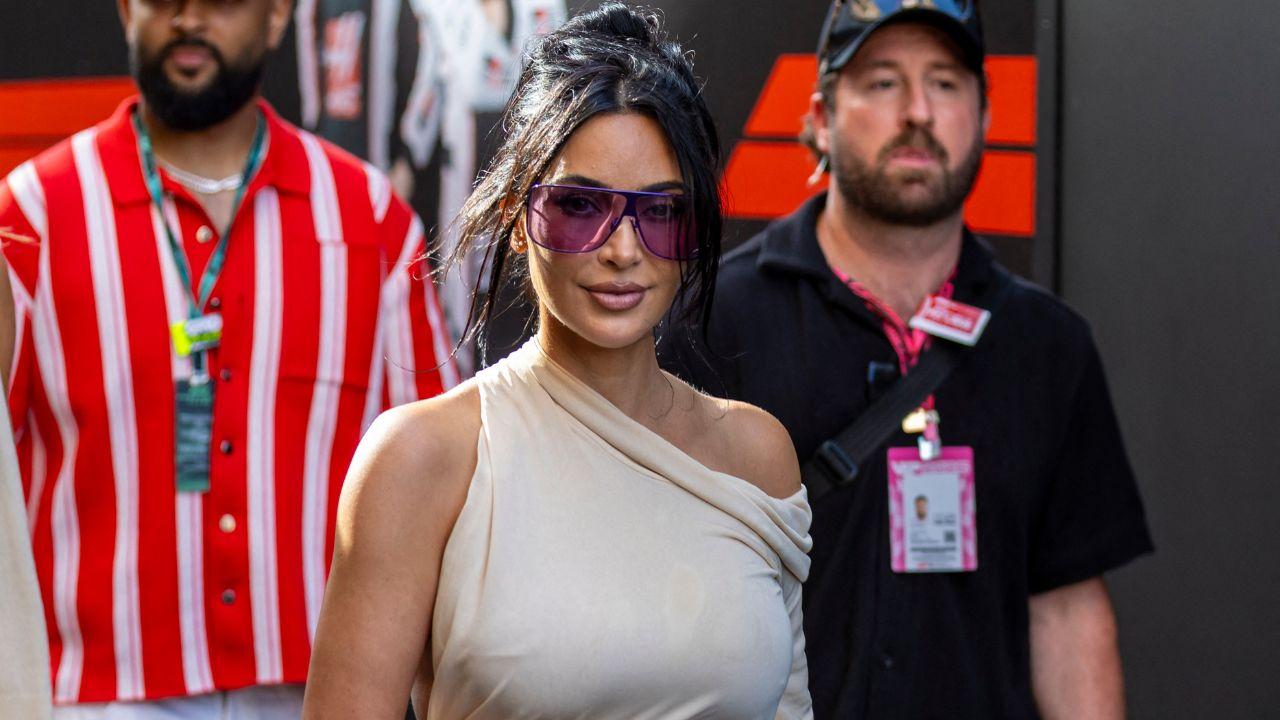 Image of Kim Kardashian was at the hotel in Chicago to attend her daughter North's performance the following night.