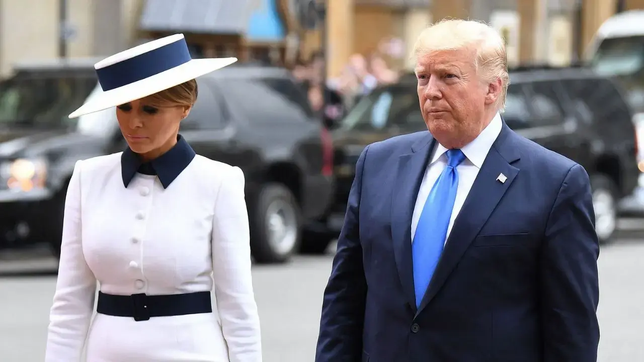 Image of Donald and Melania Trump