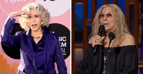 Photo of Jane Fonda and Barbra Streisand