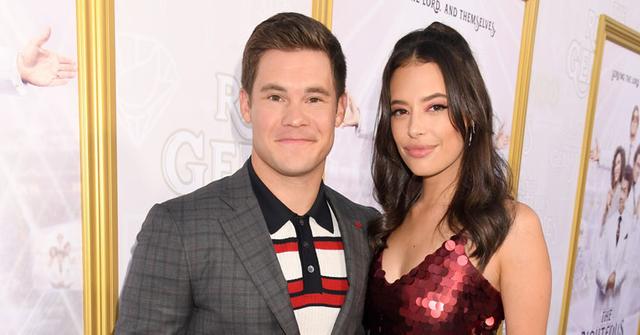 Adam DeVine & GF Chloe Bridges