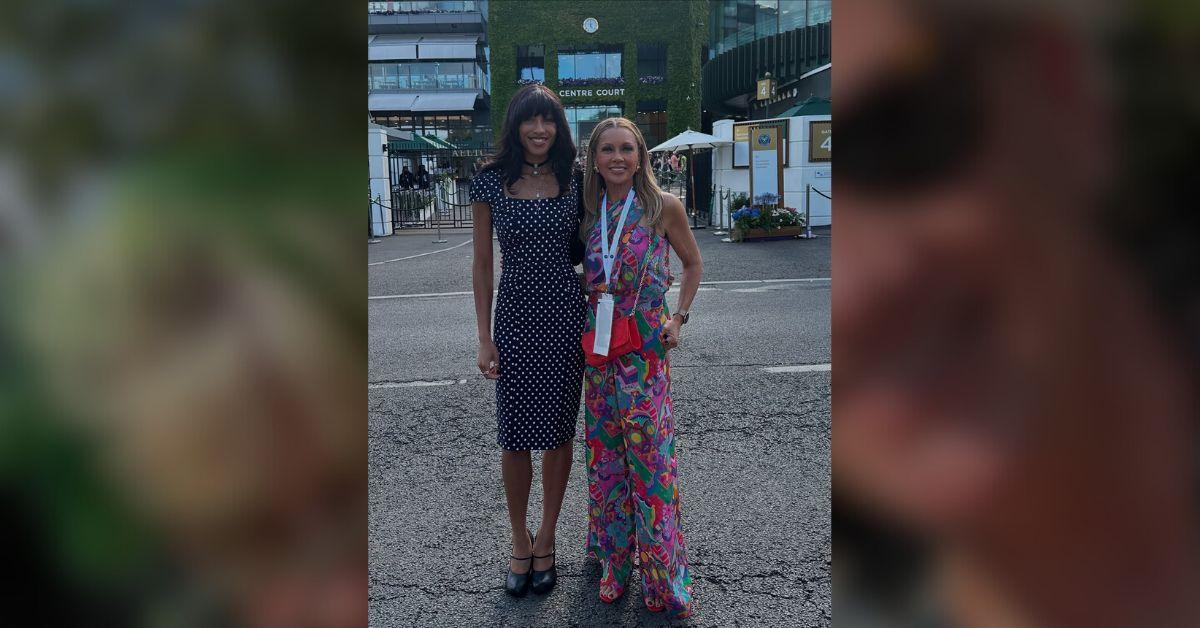 Vanessa Williams Stuns In Colorful Jumpsuit With Daughter At Wimbledon