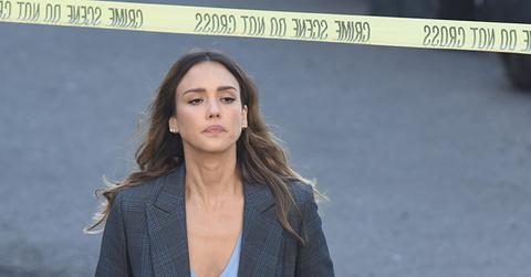 Jessica alba filming las finest venice pics