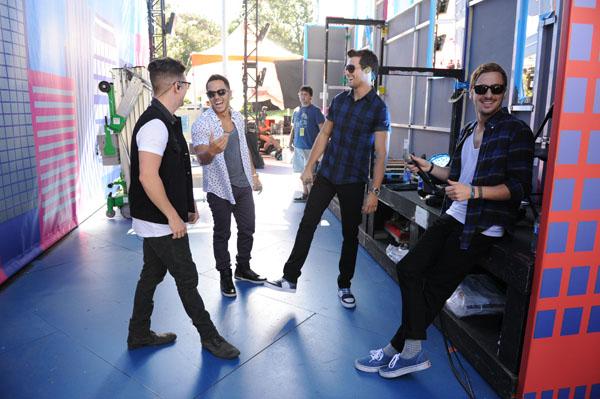 MMS ONLY: Nickelodeon&#8217;s 10th Annual Worldwide Day of Play &#8211; Big Time Rush Backstage for OK Magazine