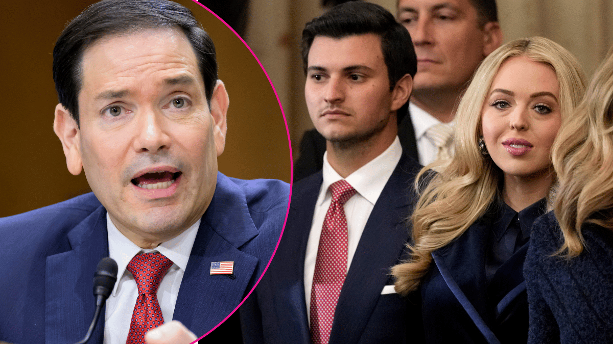 Photo of Marco Rubio, Michael Boulos and Tiffany Trump