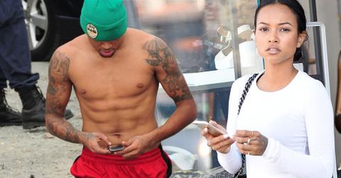 KARRUECHE TRAN TEXTING CHRIS BROWN