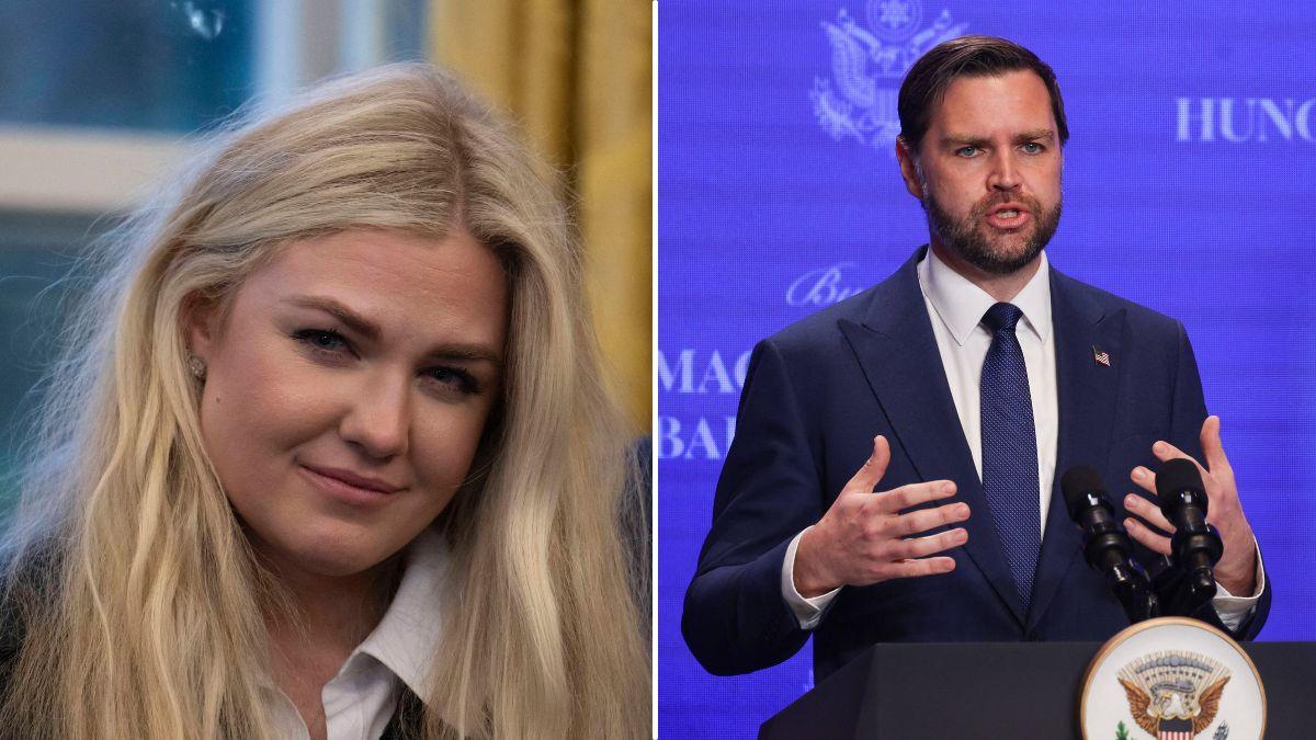 split of Erika Kirk & J.D. Vance 