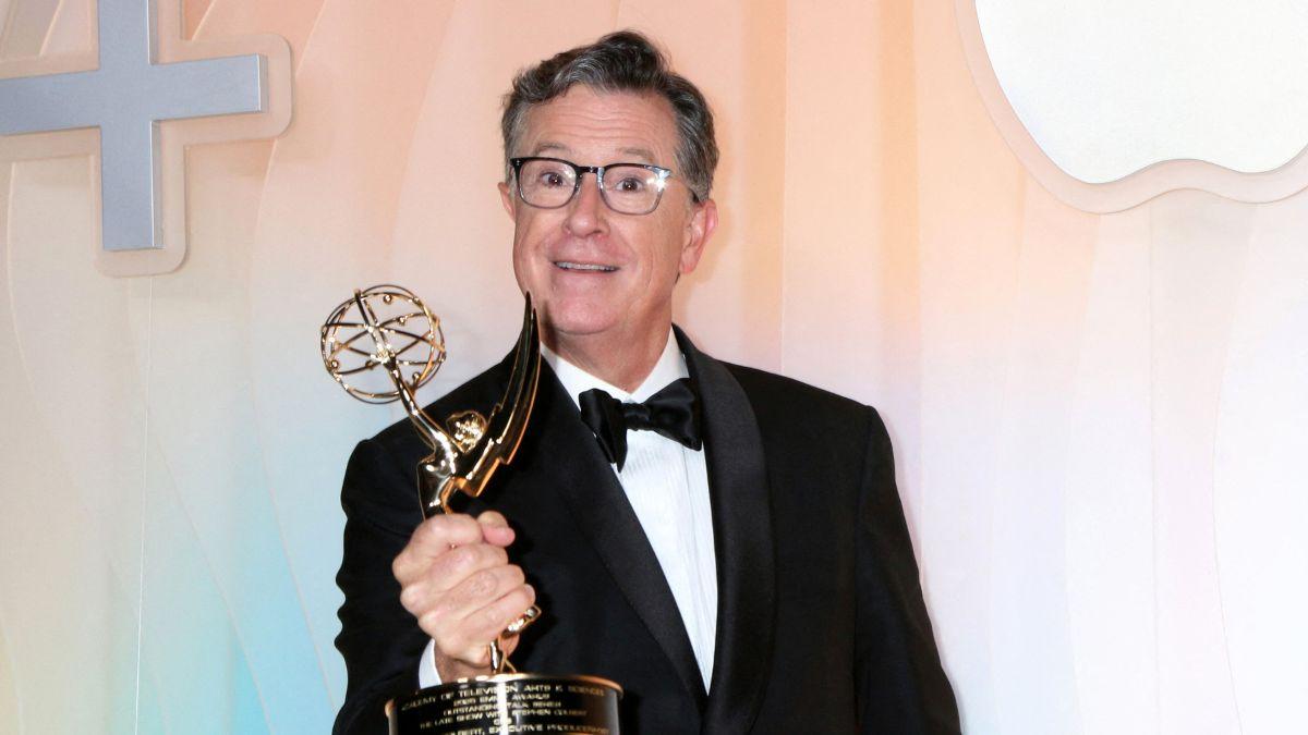 Image of Stephen Colbert couldn’t hide his frustration over the canceled interview broadcast.