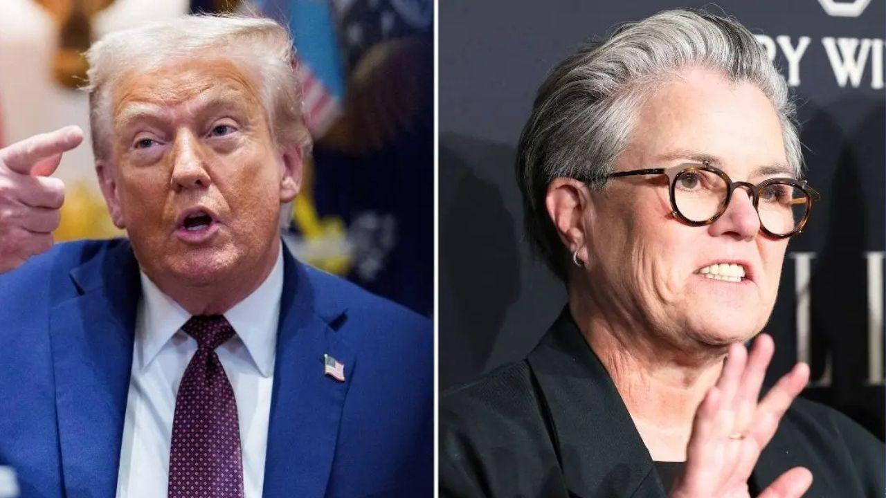 image of Donald trump and Rosie odonnell