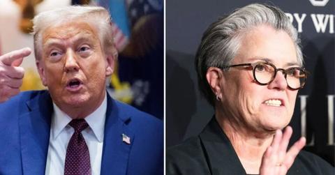 image of Donald trump and Rosie odonnell