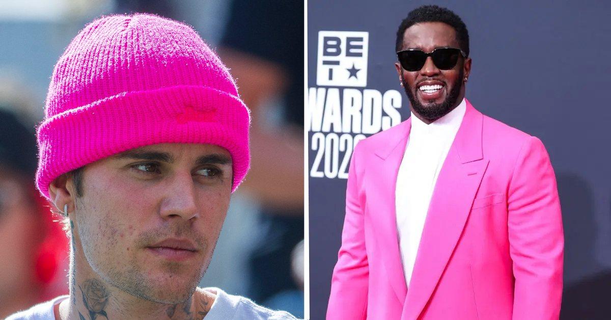 Composite photo of Justin Bieber and Sean 'Diddy' Combs