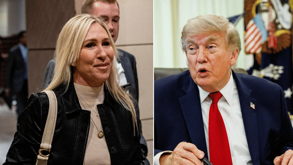 photo of MTG revealed people sent her death threats after she turned on Donald Trump.