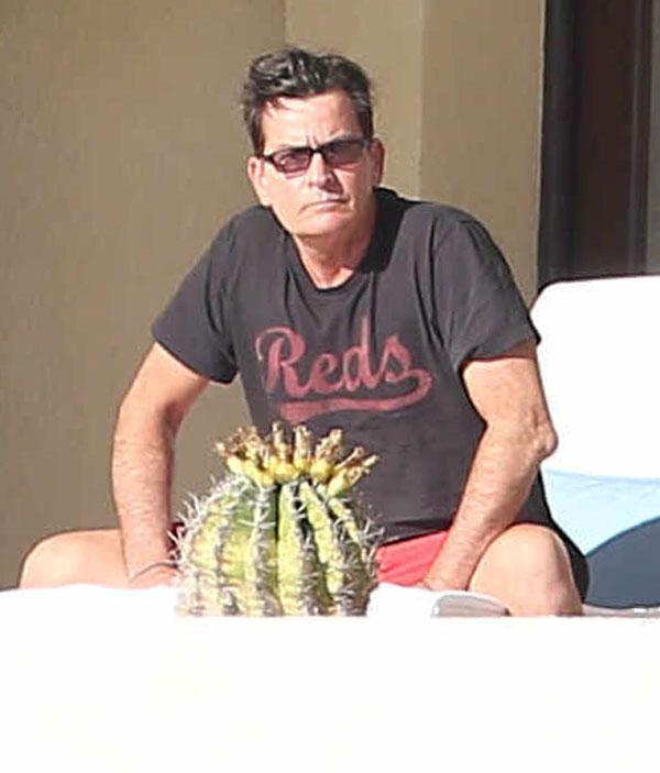 Charlie Sheen HIV Mexico Vacation