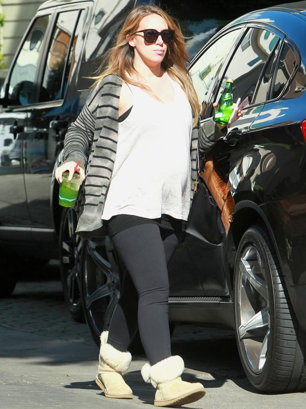 Pregnant Haylie Duff Shows Off Cute Baby Bump While Out In LA