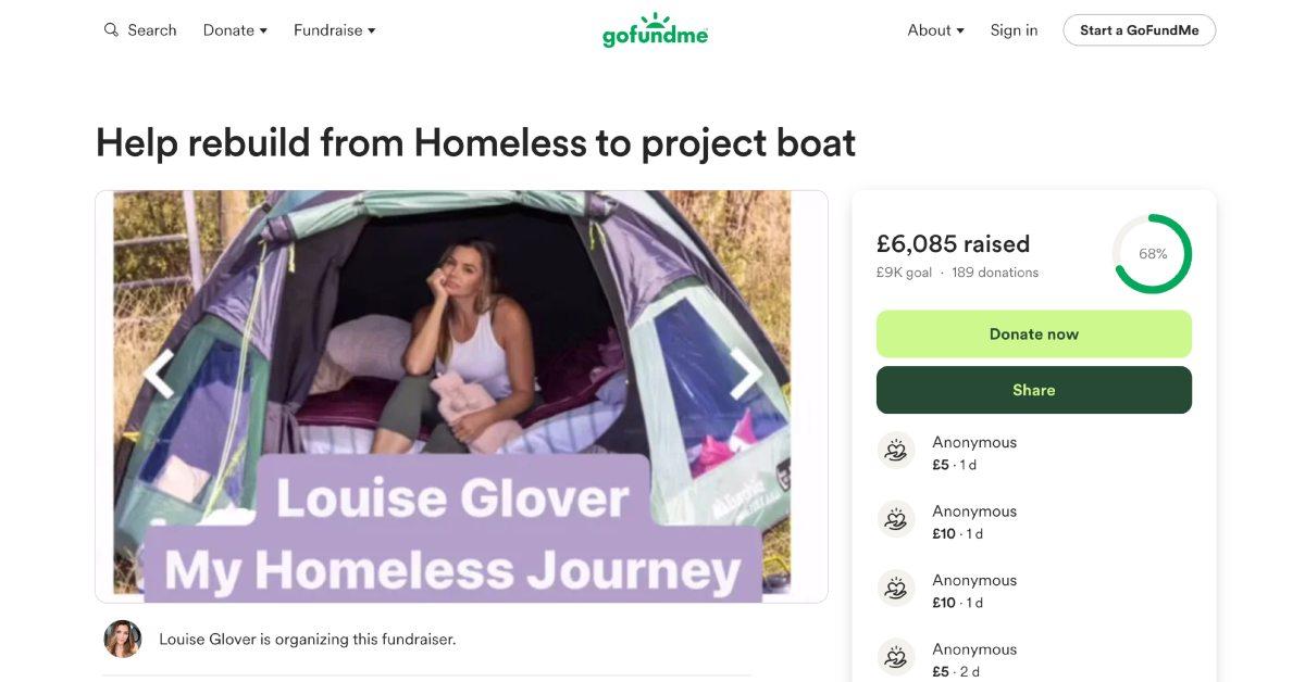 homeless ex playboy model louise glover rock bottom fights fresh start