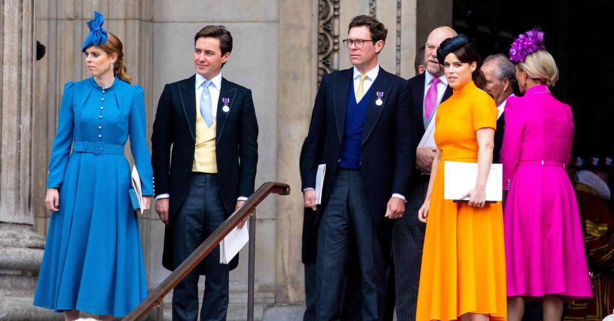 image of Body language expert Judi James noted the York princesses wanted to show strength when they walked with the Firm into St Mary Magdalene Church. 