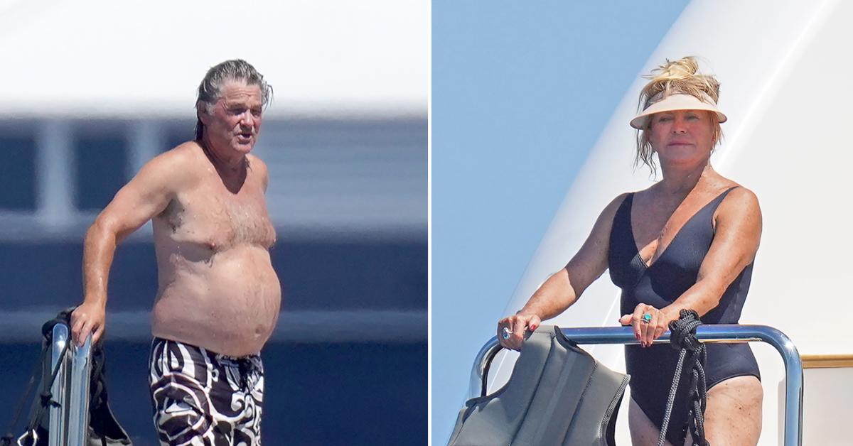 Goldie Hawn Kurt Russell In Swimsuits In Saint Tropez Photos