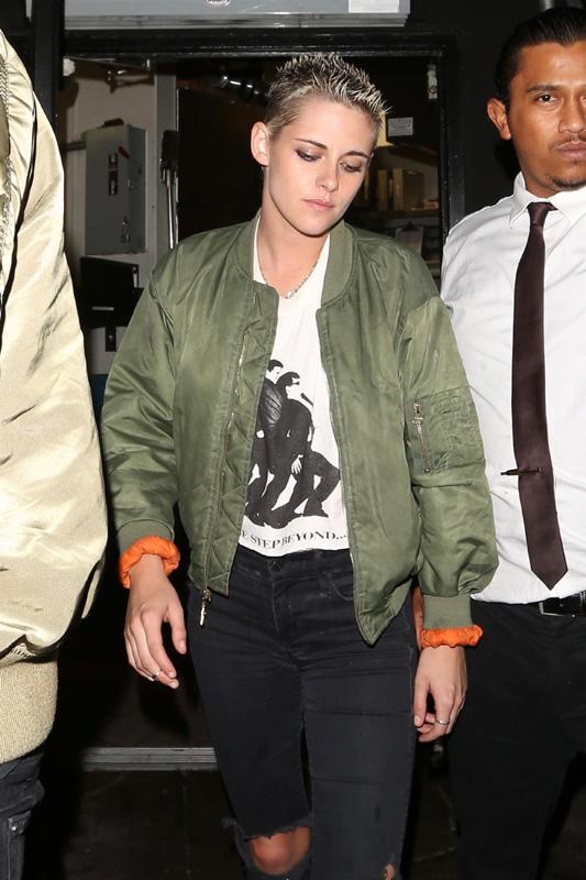 Kristen Stewart and Stella Maxwell dine out at The Nice Guy